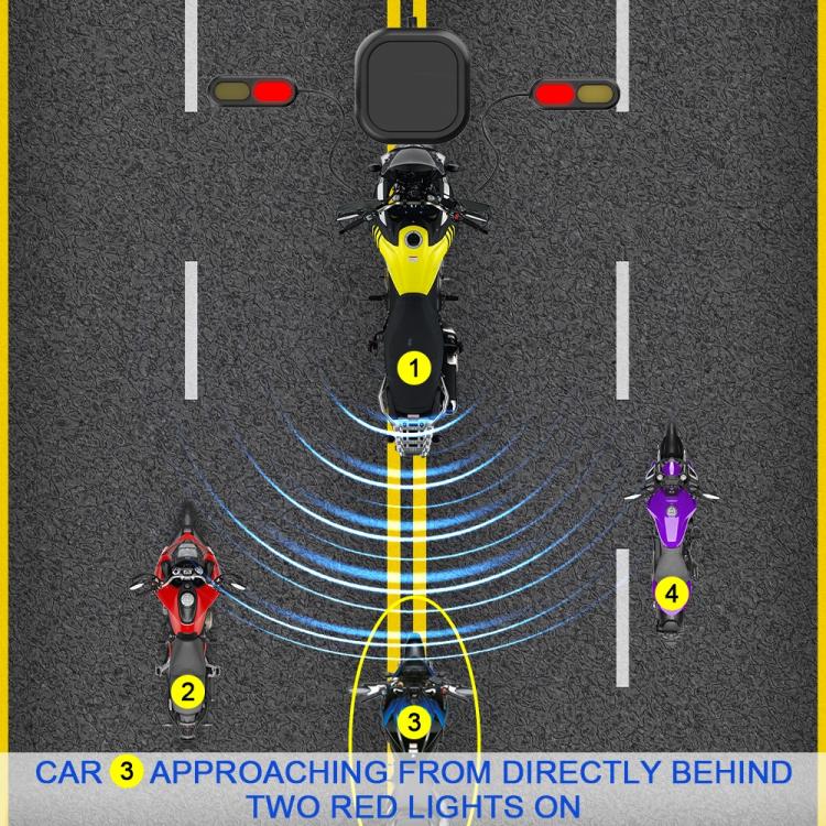 24GHz Motorcycle 30-Meter Blind Spot Radar Detection System Lane Change Assist for Safe Riding 24GHz Motorcycle 30-Meter Blind Spot Radar Detection System Lane Change Assist for Safe Riding